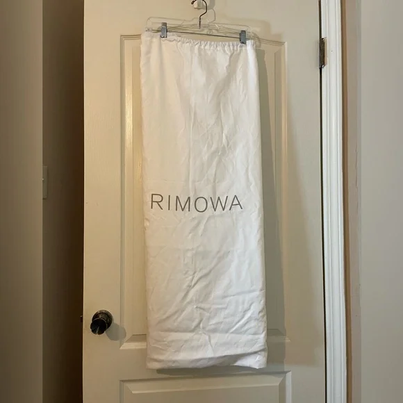 AUTHENTIC RIMOWA Suitcase Luggage Cover Dust Bag XL 27.5X42 White Gray MINT
